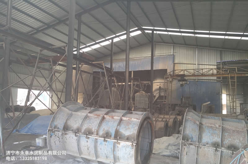 钢筋混凝土排水管生产车间